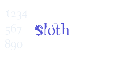 Sloth-font-download
