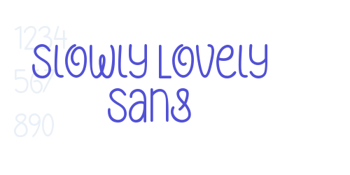 Slowly Lovely Sans-font-download