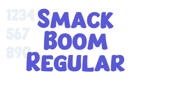 Smack Boom Regular font free