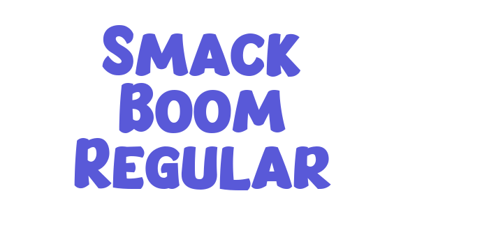 Smack Boom Regular Font Download