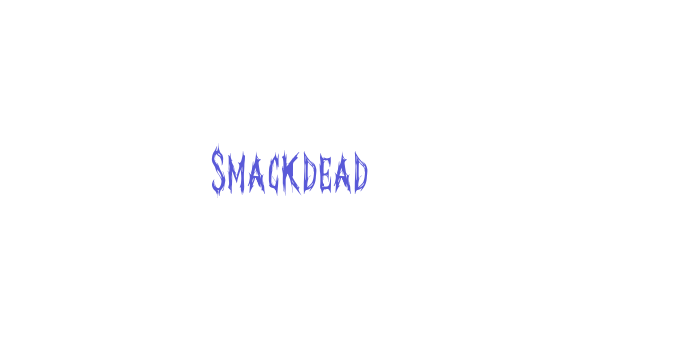 Smackdead Font Download