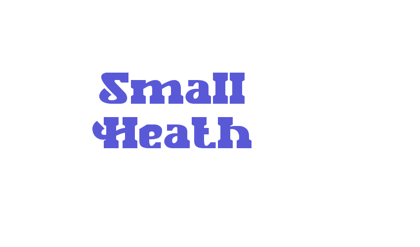 Small Heath Font Download