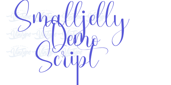 Smalljelly Demo Script font free