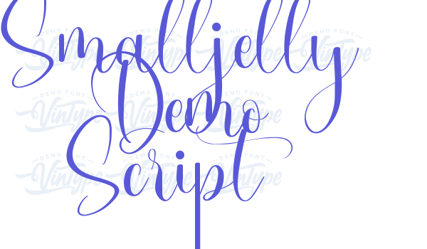 Smalljelly Demo Script Font