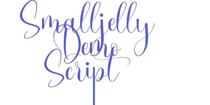 Smalljelly Demo Script Font Download