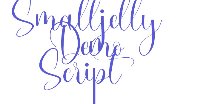 Smalljelly Demo Script Font