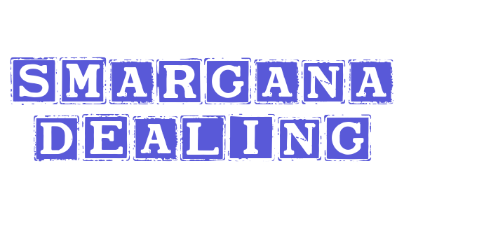 Smargana Dealing Font Download