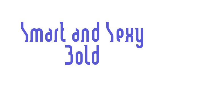 Smart and Sexy Bold Font Download