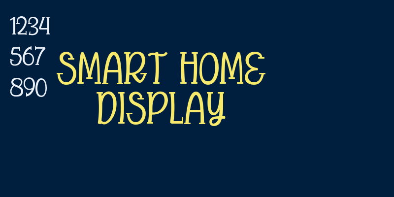 Smart home Display