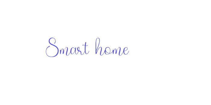 Smart home Font Download