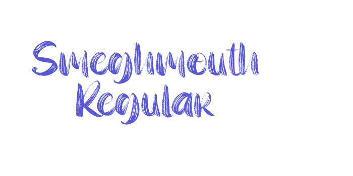 Smeghmouth Regular Font Download