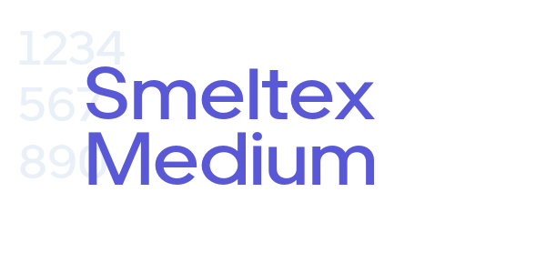 Smeltex Medium font free