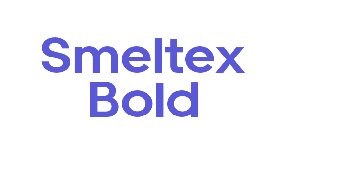 Smeltex Bold Font