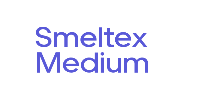 Smeltex Medium Font Download