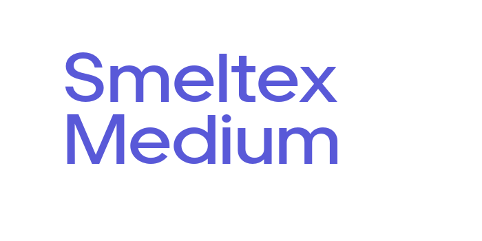 Smeltex Medium Font