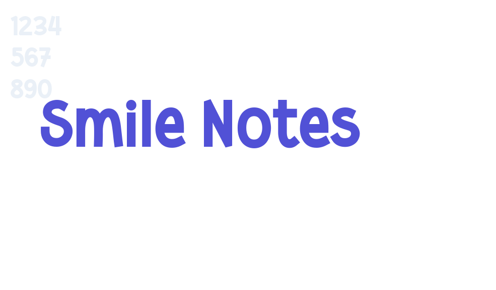 Smile Notes-font-download