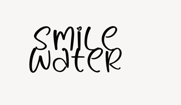 Smile Water Font