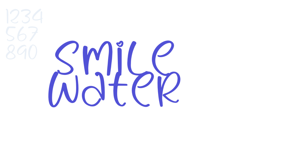 Smile Water-font-download