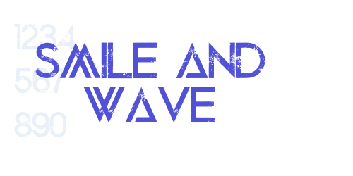 Smile and Wave-font-download