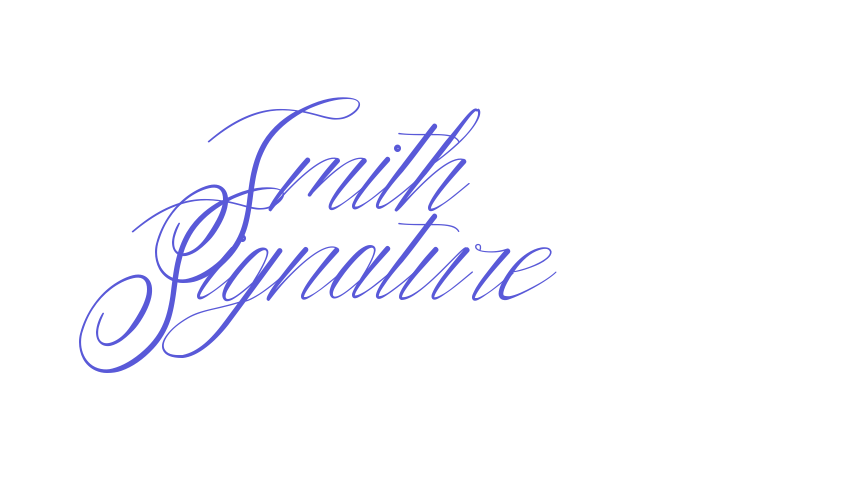 Smith Signature Font Download