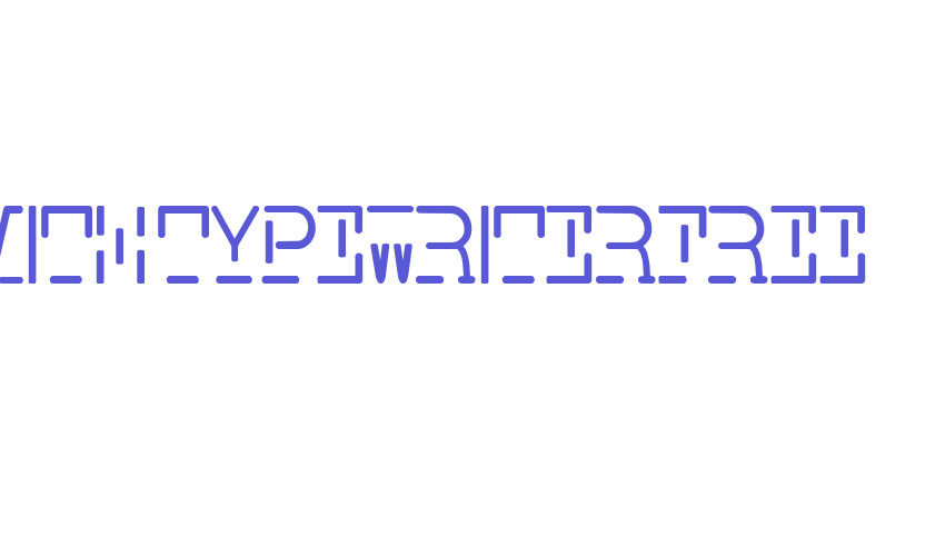 Smith-TypewriterFree Font Download