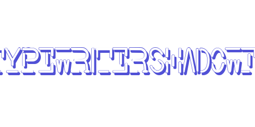 Smith-TypewriterShadowFree-font-download