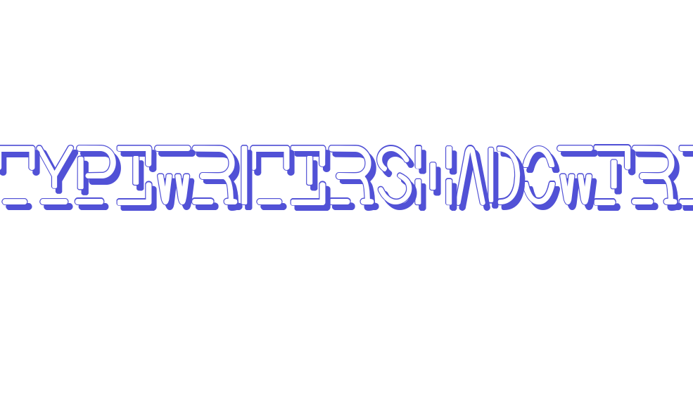 Smith-TypewriterShadowFree-font-download