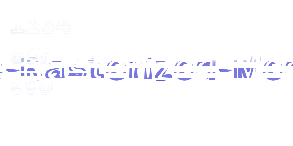 Smoke-Rasterized-Medium font