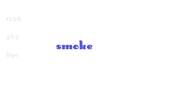 Smoke font free