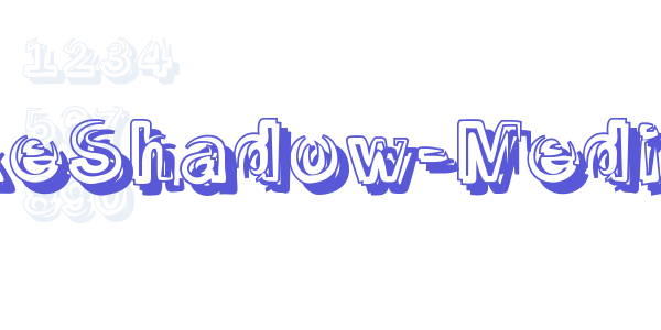 SmokeShadow-Medium font