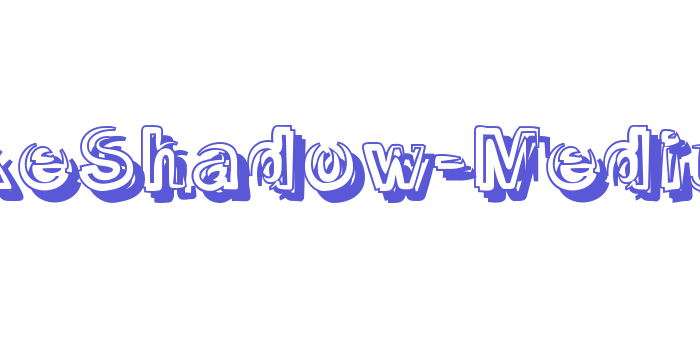 SmokeShadow-Medium Font Download