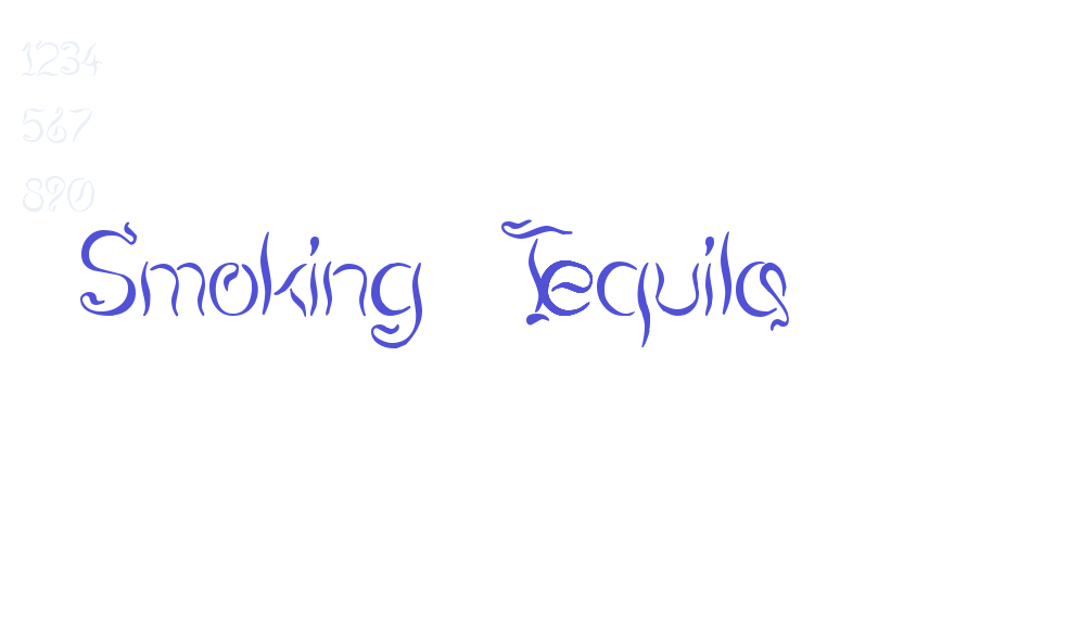 Smoking Tequila-font-download