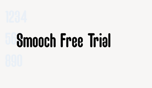 Smooch Free Trial Font