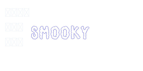 Smooky font