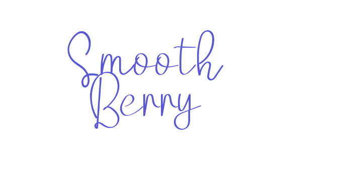 Smooth Berry Font Download