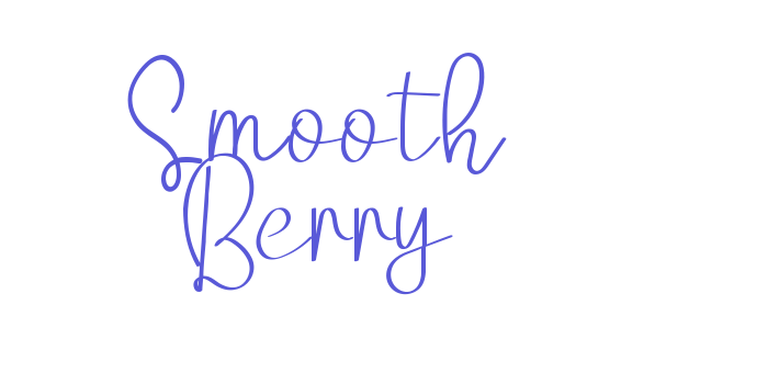 Smooth Berry Font