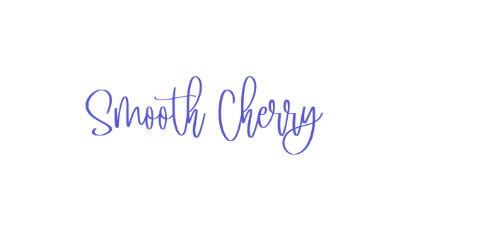 Smooth Cherry Font