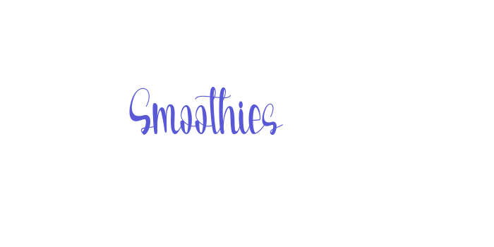 Smoothies Font Download