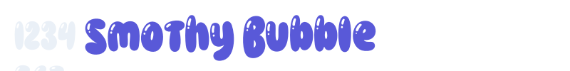 Smothy Bubble font