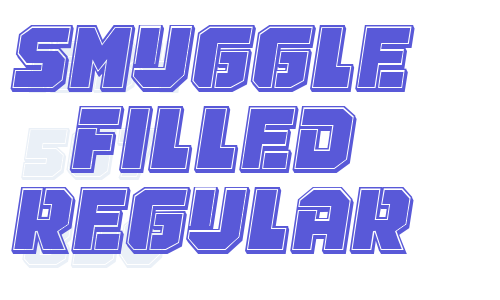 Smuggle Filled Regular Font Download