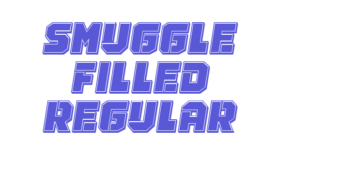 Smuggle Filled Regular Font Download