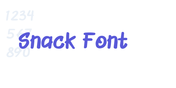 Snack Font font