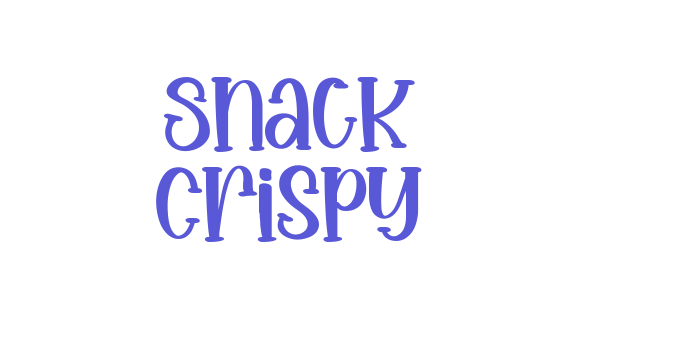 Snack Crispy Font