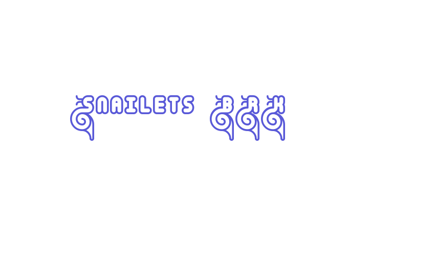 Snailets BRK Font Download