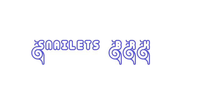 Snailets BRK Font Download