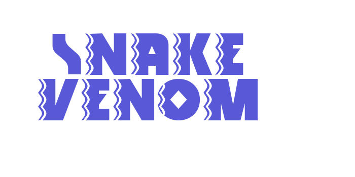 Snake Venom Font