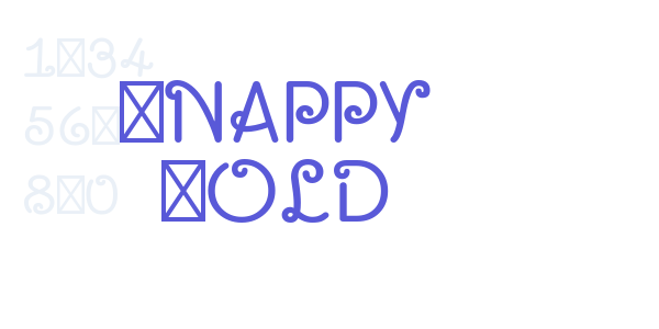 Snappy Bold font free