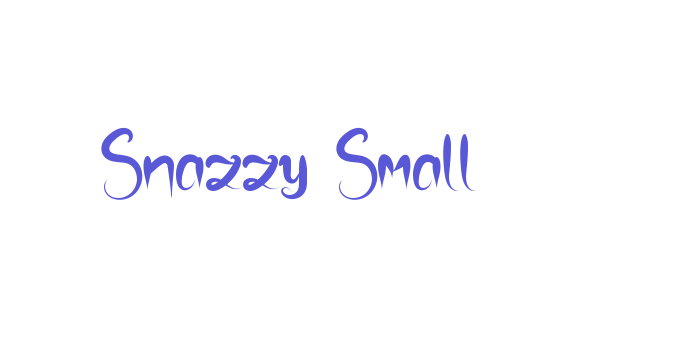 Snazzy Small Font Download