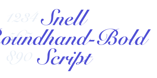 Snell Roundhand-Bold Script-font-download