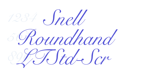 Snell Roundhand LTStd-Scr-font-download
